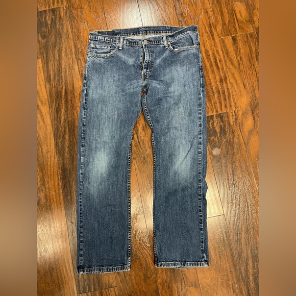 Levi's 514 Jeans Men's 38x30 Straight Fit Blue Jeans Denim - Picture 1 of 8